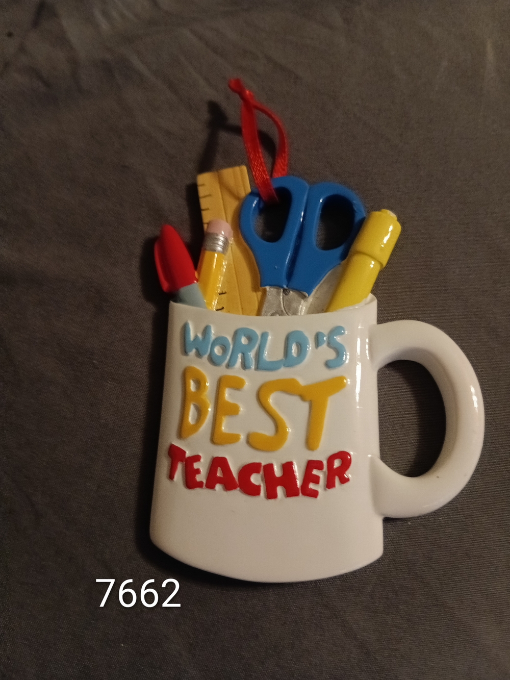 World's Best Teacher Wall Hanging